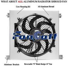 Aluminum Shroud Electric Fan For Ford Hi-Boy Hot Rod Ford V8 1930 1931 1932 US picture