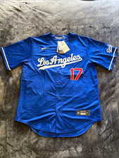 Nike Los Angeles Dodgers Shohei Ohtani #17 Jersey Blue/White MLB Baseball M picture