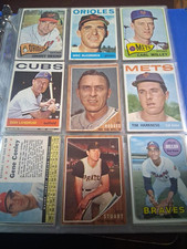 Vintage Topps Baseball 9-Card Collection Gil Hodges Conley Stuart Millan 1960s picture
