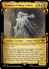 Saruman of Many Colors (Showcase Scrolls) #674 *Foil* (LP) (LTR) MTG picture