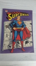 Vintage Superman Coloring Book Unused Whitman 1966 READ picture
