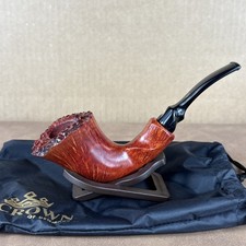 Poul Winslow Crown 200 Smooth Bent Dublin Plateau Estate Pipe Denmark picture