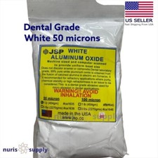 ALUMINUM OXIDE 50 micron WHITE 1 lb Polishing Blasting Media Abrasive Tumbling picture