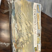 Vintage Revell Thermopylae Clipper Ship Model Kit H365, 24”, Partial Shrink Wrap picture
