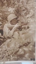 Vintage Military Photo's 1939-1945 WWII South Pacific Sepia Toned Original 3  picture