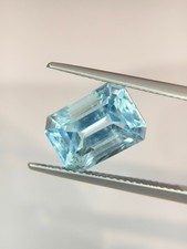 4.96 Cts A BEAUTIFUL AQUAMARINE OCTAGON SHAPE  picture