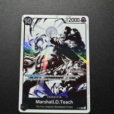 Marshall.D.Teach P-100 4th Anniversary Alt Art - One Piece TCG English Card NM picture
