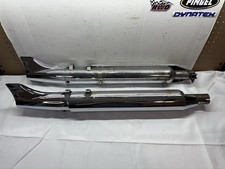 1995 - 2016 HARLEY TOURING KERKER BY SUPERTRAPP FISH TAIL SLIP ONS EXHAUST FM picture