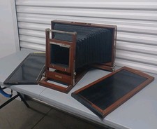  Korona Panoramic View Camera  Gundlach Optical Co 8X20 + 2 Film Holders  READ  picture