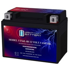 Mighty Max YTX4L-BS SLA Battery for ATV Quad Dirt / Pit Bike 50/70/110/125 CC picture