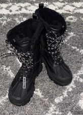 NWOT UGG Black Adirondack Meridian Gore-Tex Extreme Boots 1143839 Women's Size 6 picture