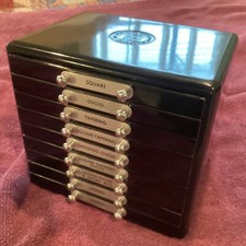 Vintage Dental Dentsply 9 Drawer Mould Guide Cabinet picture