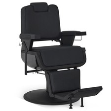 BarberPub All Purpose Barber Chair, Reclining Hydraulic Chair with Headrest 3819 picture