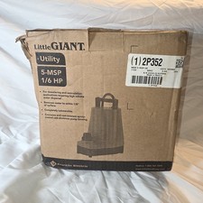 Little Giant 5-MSP-18 Submersible Utility Pump 1/6 HP 1500 GPH 1-1/4