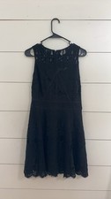 Adelyn Rae Black Lace Sleeveless Dress picture