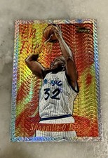 1996-97 Topps Shaquille O'Neal Season's Best En Fuego💎RARE Insert Centered picture