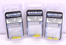 3 Packs of QUICKSILVER Mercury Marine Premium Drain Screw Seals 26-8M0058391 picture