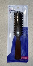 Vintage 2009 Goody Hairbrush Wood Tone Nylon Bristles 04391 New picture