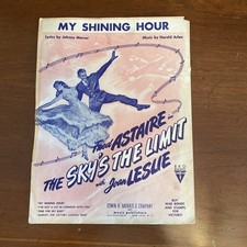 My Shining Hour Johnny Mercer Harold Arlen Fred Astaire  1943 NYC picture