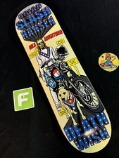 RARE Brian “SLASH” Hansen Deathwish Evil Knievel Skateboard Deck Pro Model USA picture
