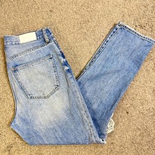 Pistola Presley High Rise Straight Jeans 28 Distressed Rock Or Bust P6626KEE-ROB picture
