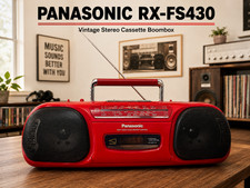 PANASONIC RX-FS430 🌈RaRe🌈 Vintage Stereo Cassette Boombox picture