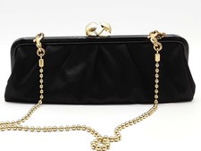 Coach Vintage Kiss Lock Clutch Black Aa0826wzsa picture