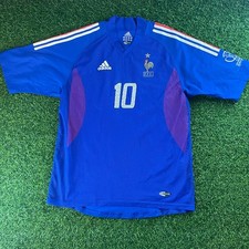Zidane - France 2002 Official Player Ver. Jersey Shirt Kit - US M -  World Cup picture