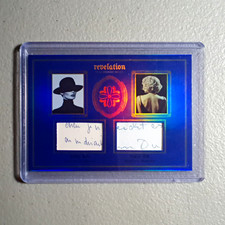 2025 Eternal Revelation World Celebrities Dual Relic, Hepburn / Monroe, #29/75 picture