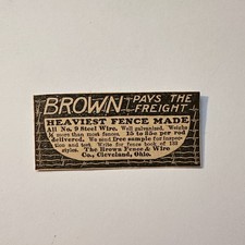 The Brown Fence & Wire Co. Cleveland OH 1906 Minneapolis Ad 5AL1-S24 picture