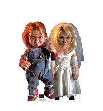 CHUCKY AND BRIDE - LIFE SIZE STANDUP/CUTOUT BRAND NEW - HALLOWEEN MOVIE 3528 picture