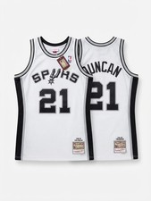 MITCHELL & NESS TIM DUNCAN SAN ANTONIO SPURS 98-99 VINTAGE HARDWOOD CLASSICS SM picture