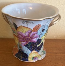 Mottahedeh Tobacco Leaf-Porcelain Vase-Lowesoft-7” picture