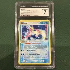 2004 Milotic 12/101 EX Hidden Legends Holo CGC 7 NM picture