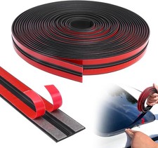 19.68Ft Car Weather Stripping T-Shape Cuttable Car Windshield Trim Sunroof Seal picture
