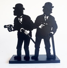 PyB signed DUPOND & DUPONT sculpture POP street ART graffiti Belgian comic tintin picture