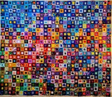 Handmade 100% Cotton Patchwork Quilt King Size picture
