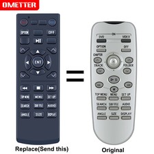 For 04-16 TOYOTA LEXUS REAR ENTERTAINMENT SYSTEM DVD Remote Control 86170-45020 picture