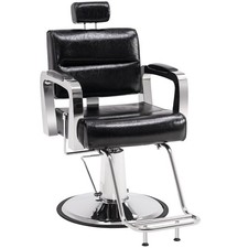 BarberPub Classic Barber Chair,Hair Styling Salon Reclining Swivel Hydraulic3127 picture