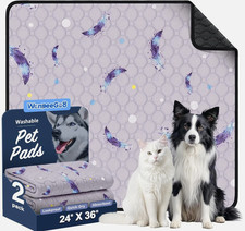 Washable Pee Pads for Dogs, 2Pack Reusable Puppy Pads, Super Absorbent & Leakpro picture