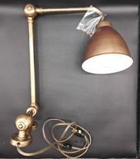 Stunning 1950's Mid-Century Modern Brass Articulated Brass Sconce MCM Lamp Works picture