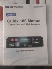 NEW ECO-WORTHY Cubix100 48V 100Ah LiFePO4 Server Rack Battery .WiFi + Bluetooth picture