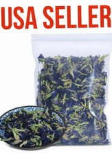 100g Dried Blue Butterfly Pea Flower Tea Pure Organic Ideal for 500 cups or more picture
