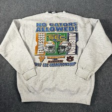 Vintage 1997 SEC Championship Sweatshirt Tennessee Auburn No Gators Allowed L picture