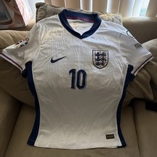 Nike England National Team 24/25 Home Jersey Player Version Size L Bellingham 10 picture
