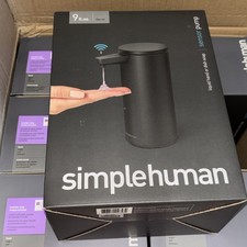 Simplehuman Rechargeable Sensor Pump 9oz Liquid Soap Dispenser Black *BRAND NEW* picture