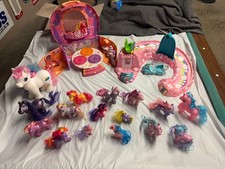 Huge Vintage My Little Pony Lot of 16 ponies picture