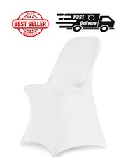 Stretch Spandex Folding Chair Covers 30PCS Universal Fitted Protector for picture