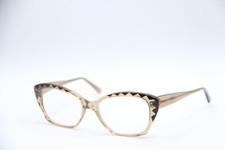 JEAN LAFONT PARIS DECOR 5053 CLEAR BROWN AUTHENTIC WCASE EYEGLASSES 53-16 picture