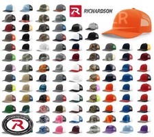 Richardson 112 Trucker Hat Snapback Blank Hat Meshback Hat Trucker Cap - OSFM picture
